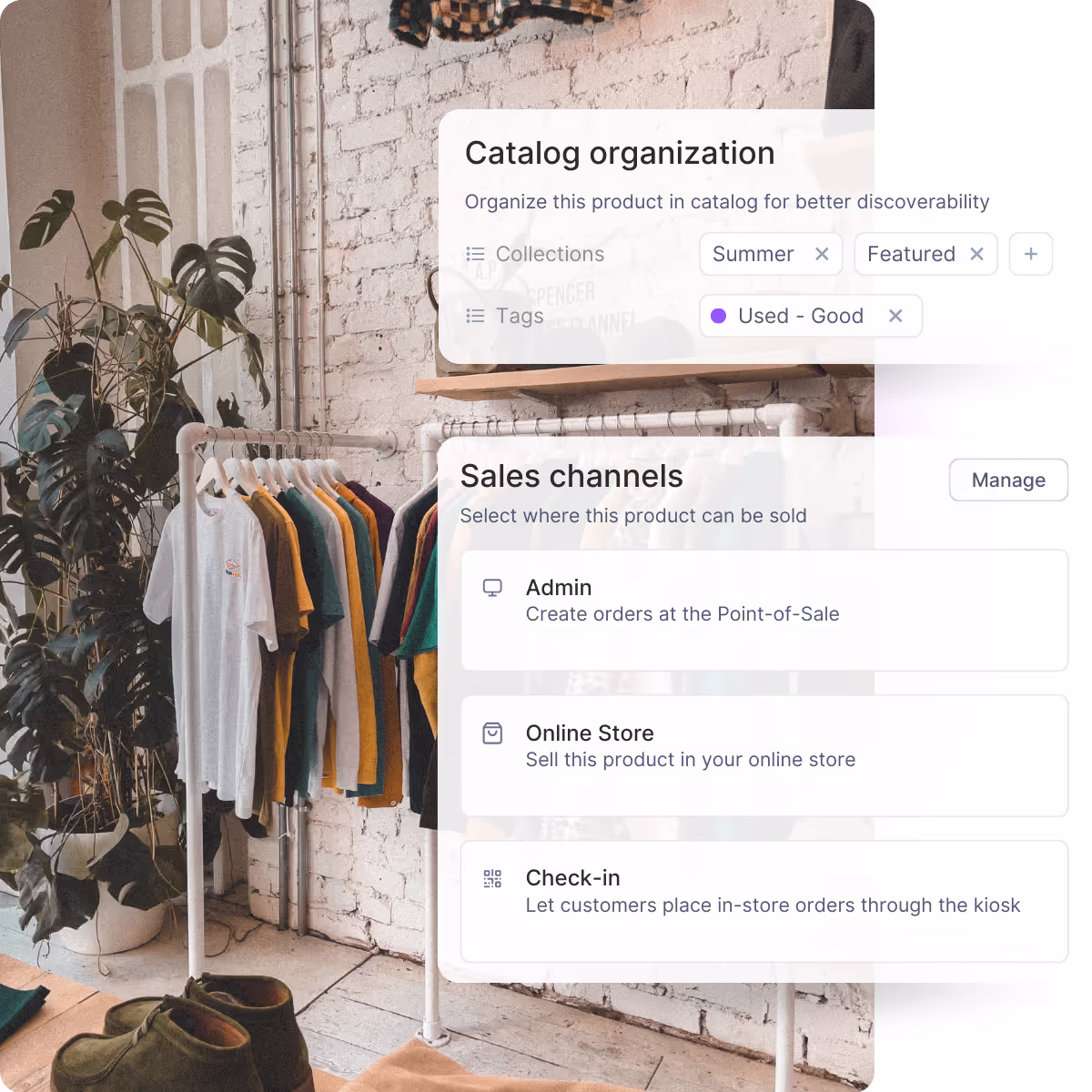 Catalog organization and sales channels in TWICE