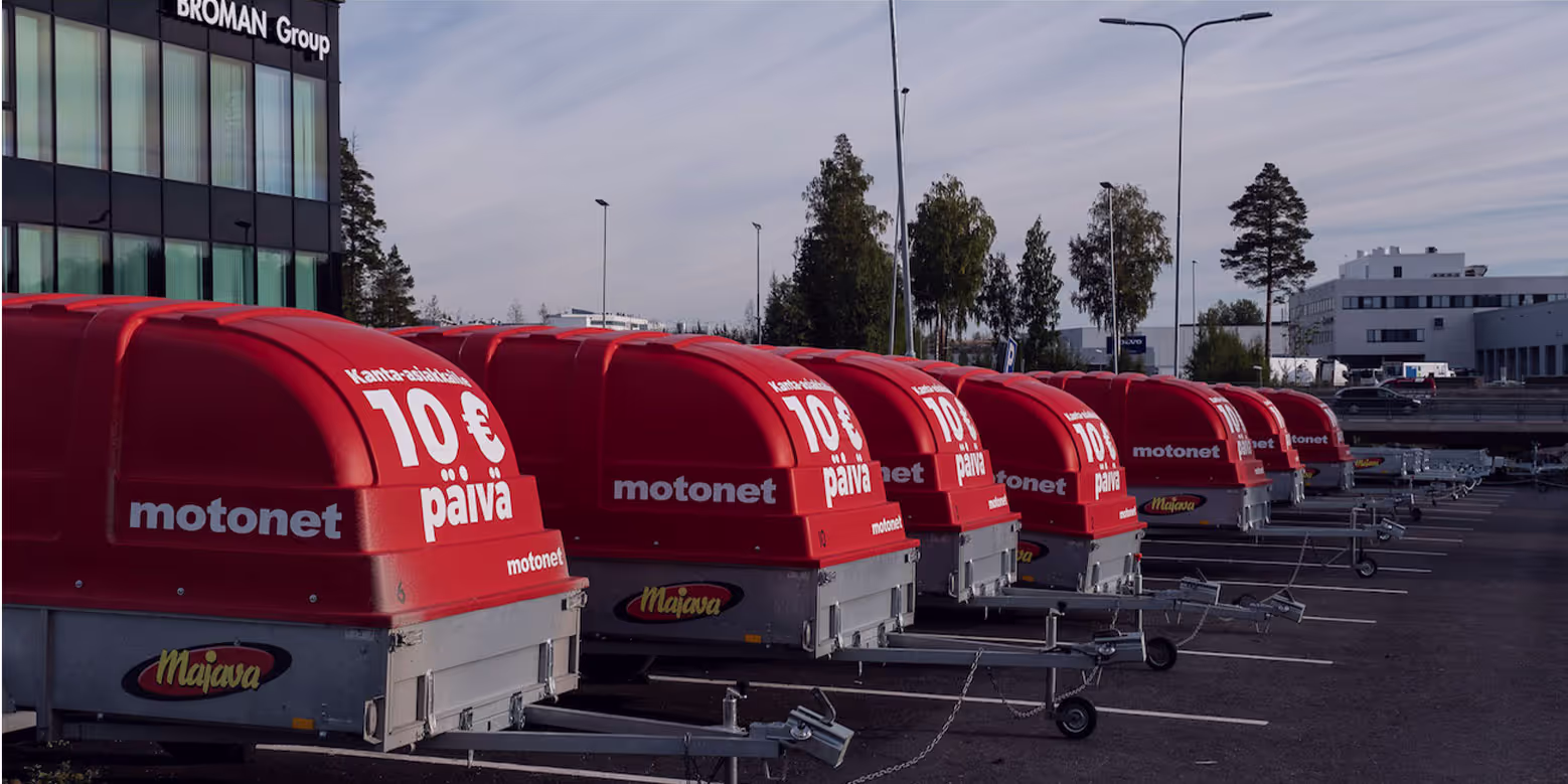 TWICE helps Motonet to start and scale its equipment rental business