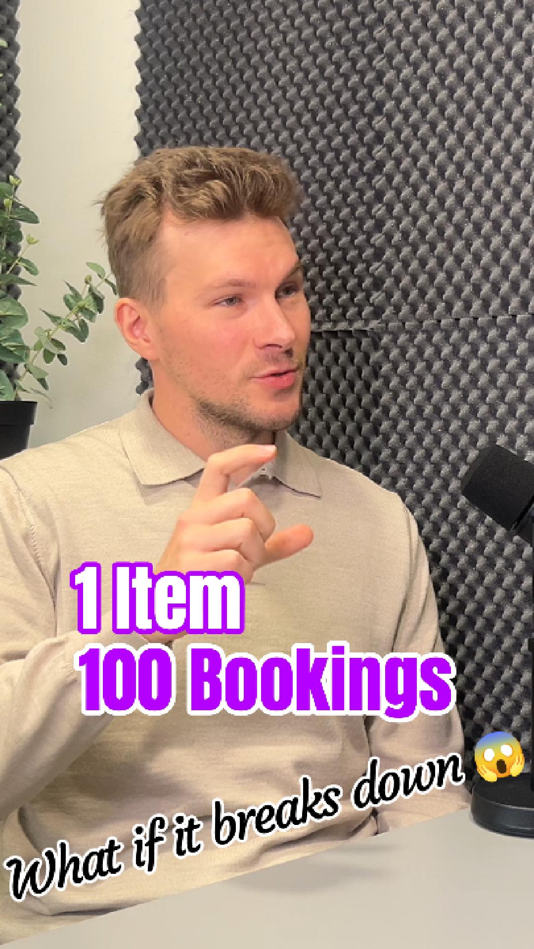 Broken rental item affects future bookings