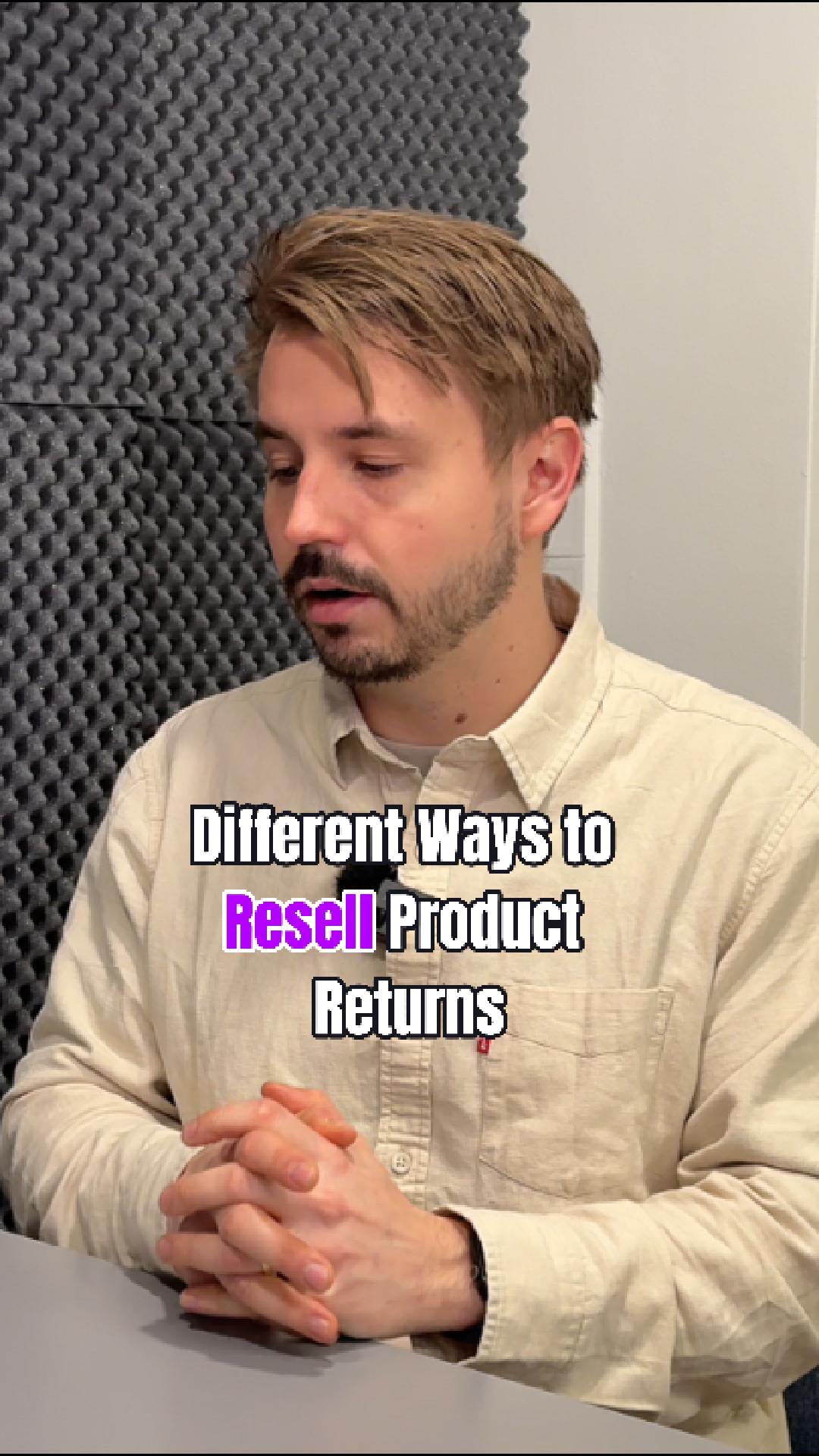 Resale Strategies for Product Returns: Sell As-Is or Refurbish