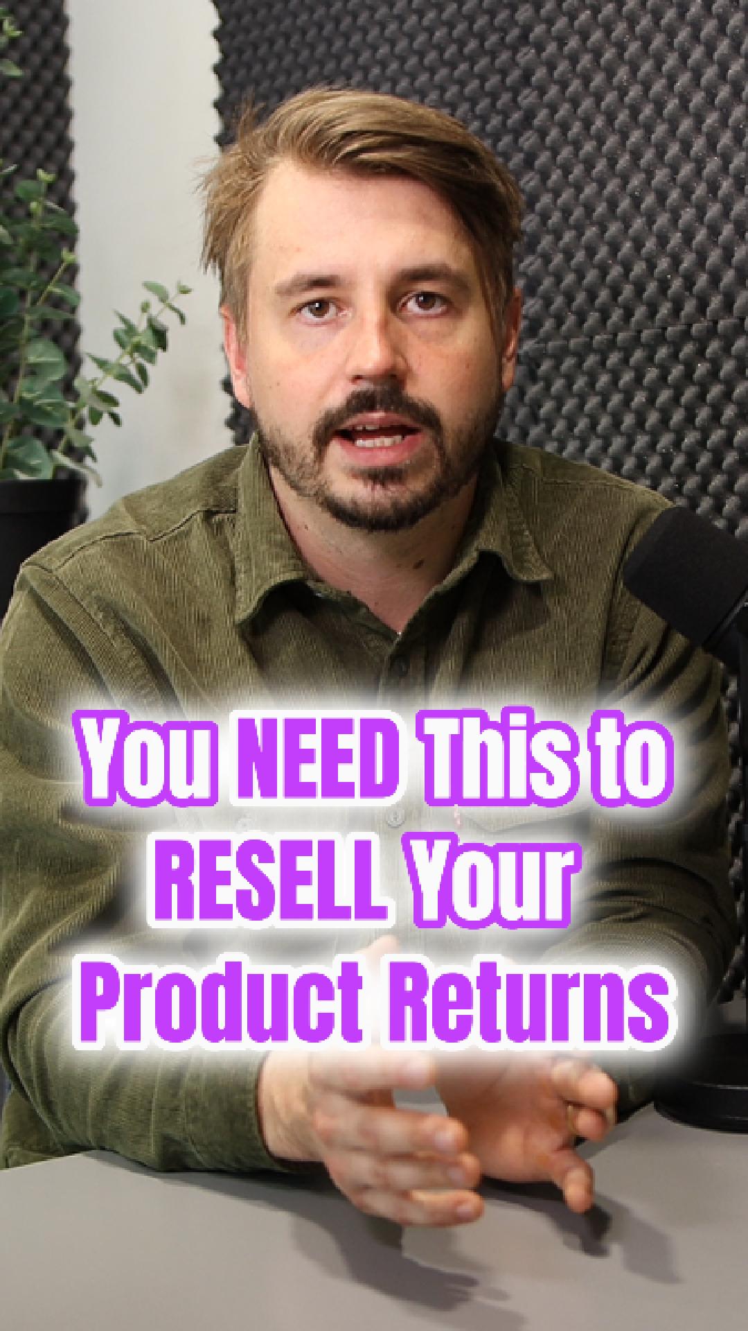 To Resell Product Returns You Need Unique Item Tracking